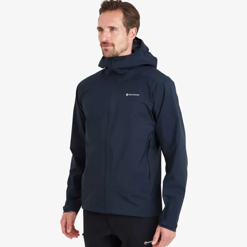 Montane Waterproof Jackets-Mens Phase Lite Jacket - Eclipse Blue