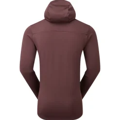 Montane Fleece & Mid Layer-Mens Protium Hoodie - Dark Garnet