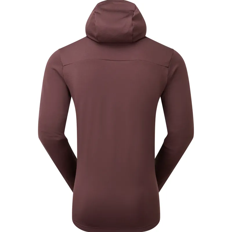 Montane Fleece & Mid Layer-Mens Protium Hoodie - Dark Garnet