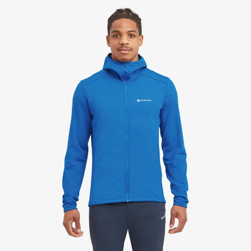 Montane Fleece & Mid Layer-Mens Protium Hoodie - Neptune Blue