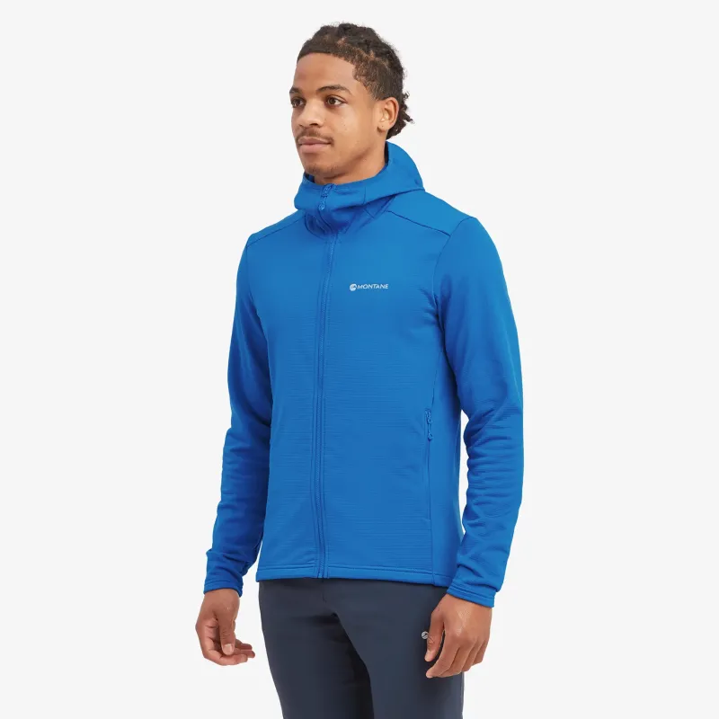 Montane Fleece & Mid Layer-Mens Protium Hoodie - Neptune Blue