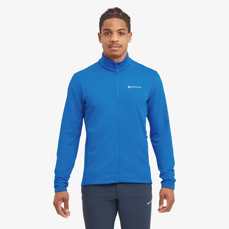Montane Fleece & Mid Layer-Mens Protium Jacket - Neptune Blue