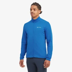 Montane Fleece & Mid Layer-Mens Protium Jacket - Neptune Blue