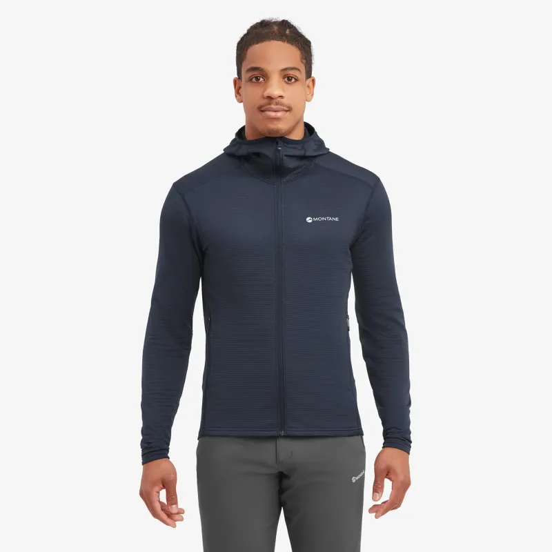 Montane Fleece & Mid Layer-Mens Protium Lite Hoodie - Eclipse Blue