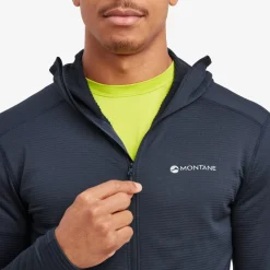 Montane Fleece & Mid Layer-Mens Protium Lite Hoodie - Eclipse Blue