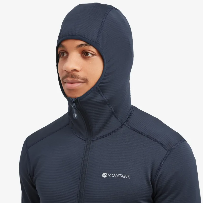 Montane Fleece & Mid Layer-Mens Protium Lite Hoodie - Eclipse Blue