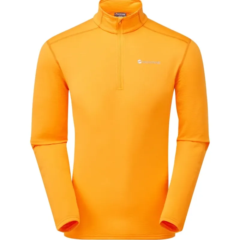 Montane Fleece & Mid Layer-Mens Protium Lite Pull-On - Nagami Orange