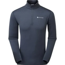 Montane Fleece & Mid Layer-Mens Protium Lite Pull-On - Eclipse Blue