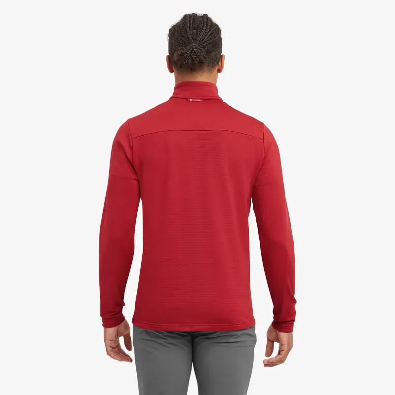 Montane Fleece & Mid Layer-Mens Protium Pull-On - Acer Red