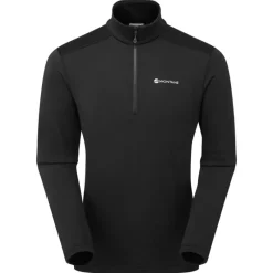 Montane Fleece & Mid Layer-Mens Protium Pull-On - Black