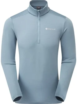 Montane Fleece & Mid Layer-Mens Protium Pull-On - Stone Blue