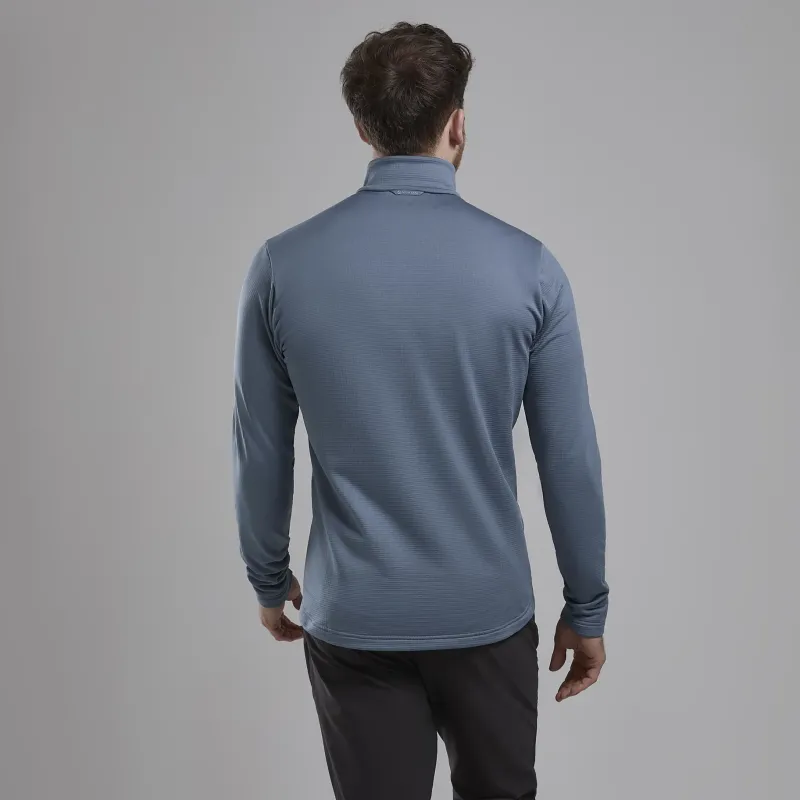 Montane Fleece & Mid Layer-Mens Protium Pull-On - Stone Blue