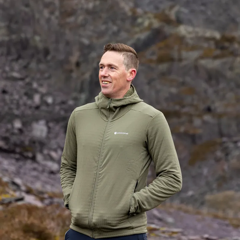 Montane Fleece & Mid Layer-Mens Protium XT Hoodie - Caper