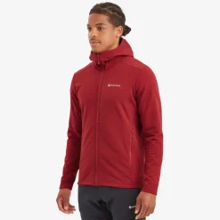 Montane Fleece & Mid Layer-Mens Protium XT Hoodie - Acer Red