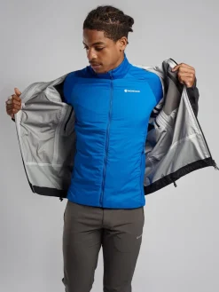 Montane Insulated Jackets-Mens Sirocco Lite Jacket - Neptune Blue