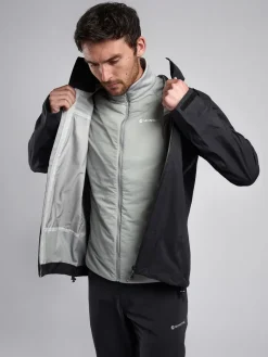Montane Insulated Jackets-Mens Sirocco Lite Jacket - Pebble Blue