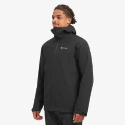 Montane Waterproof Jackets-Mens Solution Jacket - Black