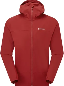 Montane Softshell Jackets-Mens Tenacity Hoodie - Dark Maple