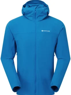Montane Softshell Jackets-Mens Tenacity Nano Hoodie - Neptune Blue