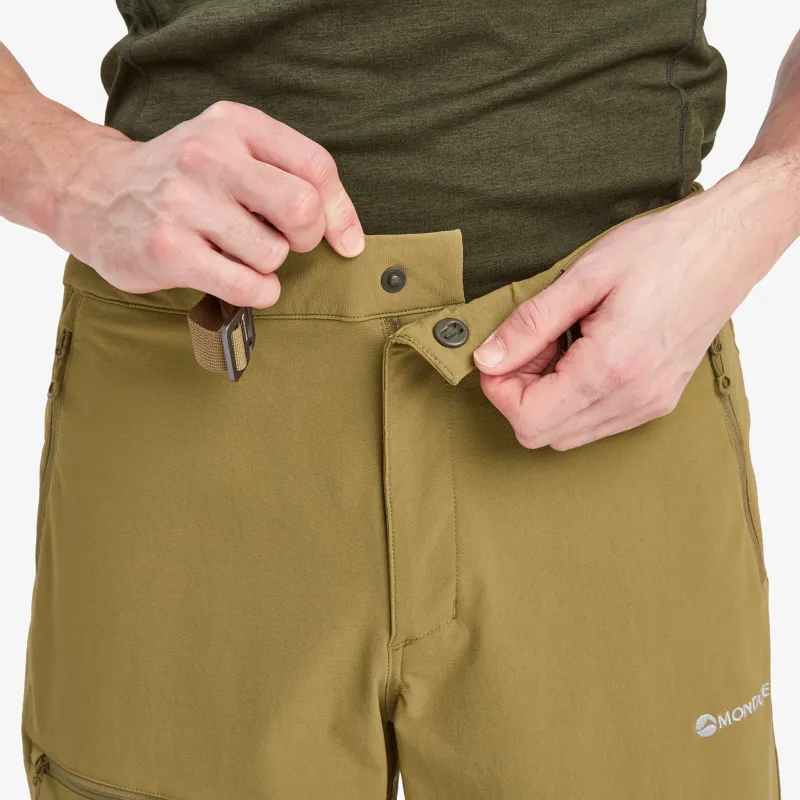 Montane Shorts-Mens Tenacity Shorts - Olive