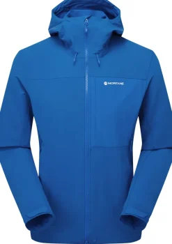 Montane Softshell Jackets-Mens Tenacity XT Hoodie - Neptune Blue
