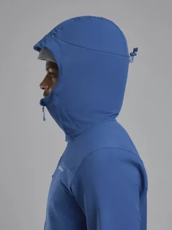 Montane Softshell Jackets-Mens Tenacity XT Hoodie - Neptune Blue