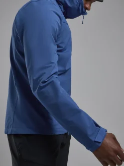 Montane Softshell Jackets-Mens Tenacity XT Hoodie - Neptune Blue