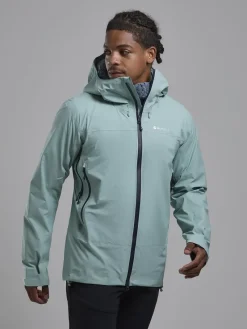 Montane Waterproof Jackets-Mens Torren Jacket - Sea Mist