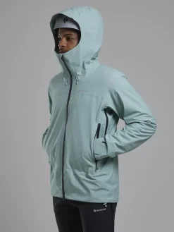 Montane Waterproof Jackets-Mens Torren Jacket - Sea Mist