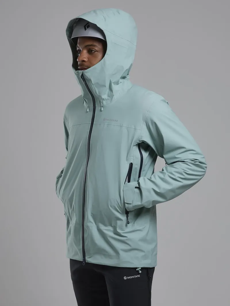 Montane Waterproof Jackets-Mens Torren Jacket - Sea Mist