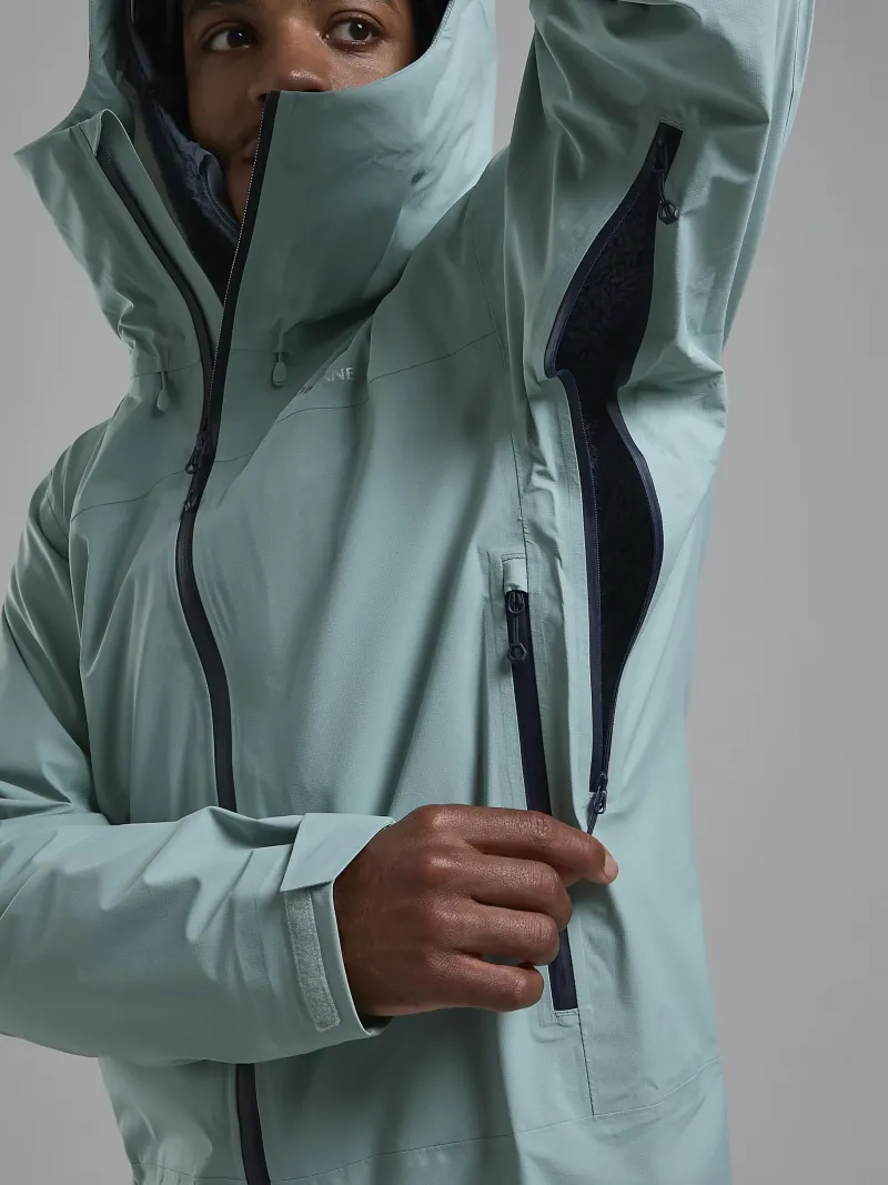 Montane Waterproof Jackets-Mens Torren Jacket - Sea Mist