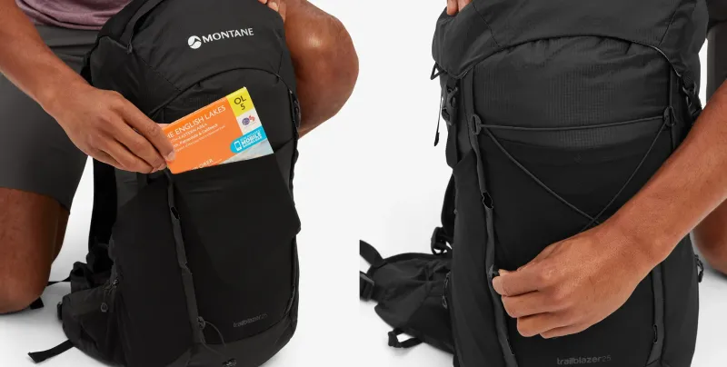 Montane Day Packs-Mens Trailblazer 25 Rucksack - Black