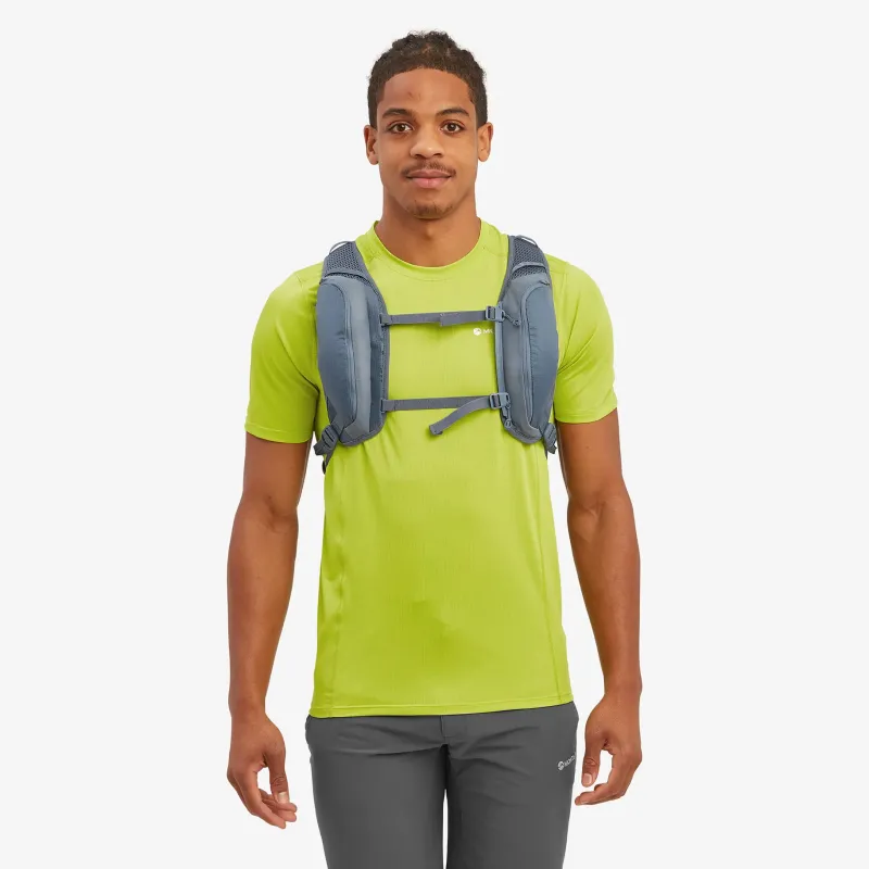 Montane Fast & Light Rucksacks And Vests-Mens Trailblazer 8 Rucksack - Stone Blue
