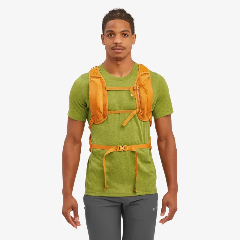 Montane Fast & Light Rucksacks And Vests-Mens Trailblazer 18 Rucksack - Flame Orange