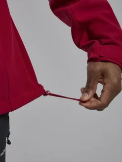 Montane Softshell Jackets-Mens Windjammer XPD Hoodie - Acer Red
