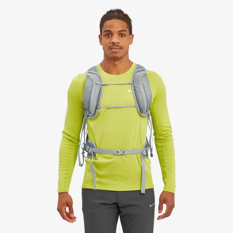 Montane Fast & Light Rucksacks And Vests-Trailblazer LT 28L Rucksack - Pebble Blue