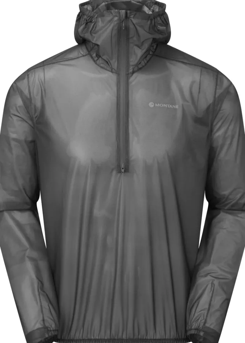 Montane Waterproof Jackets|Waterproof Jackets-Unisex Minimus Nano Pull-On Jacket - Charcoal