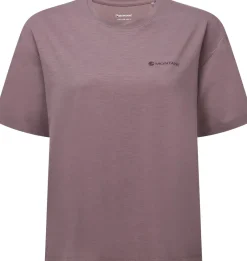 Montane T-Shirts & Baselayers-Womens Alhena Mountain 25 T-Shirt - Moonscape