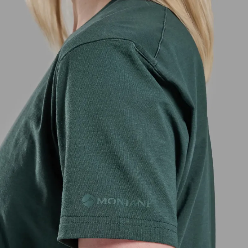 Montane T-Shirts & Baselayers-Womens Alhena T Shirt - Deep Forest