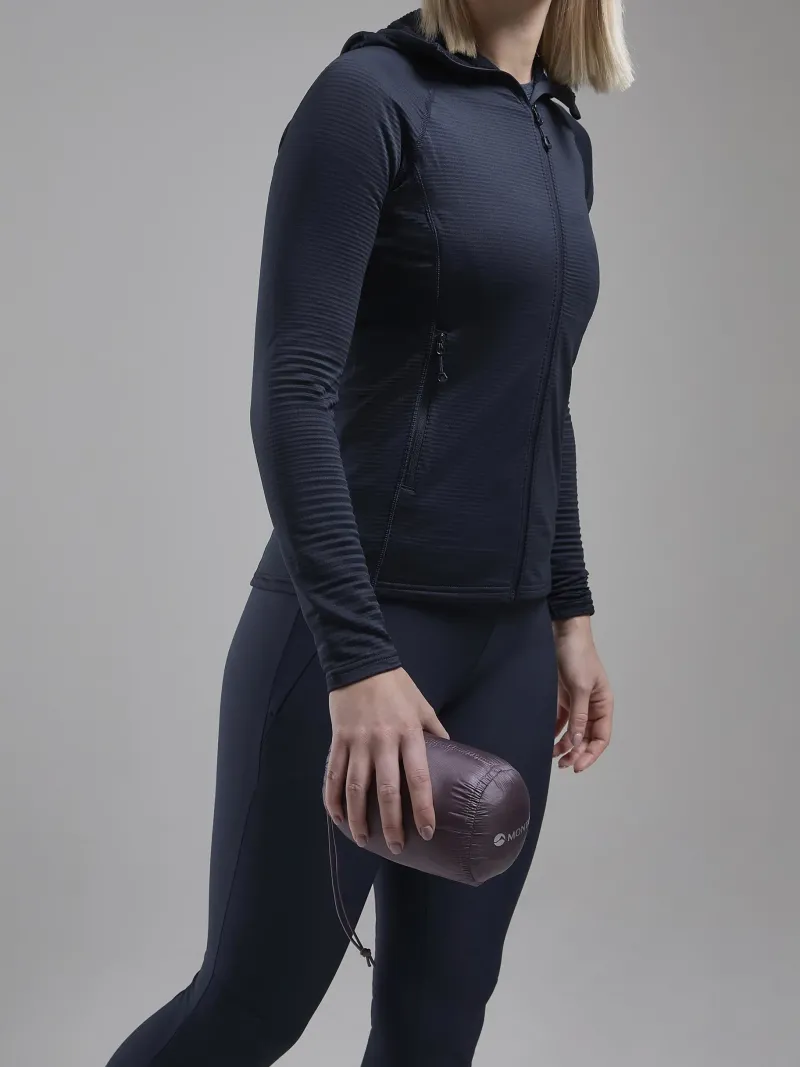 Montane Insulated Jackets-Womens Alpine 850 Nano Hoodie - Moonscape