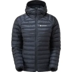 Montane Insulated Jackets-Womens Anti-Freeze Hoodie - Eclipse Blue