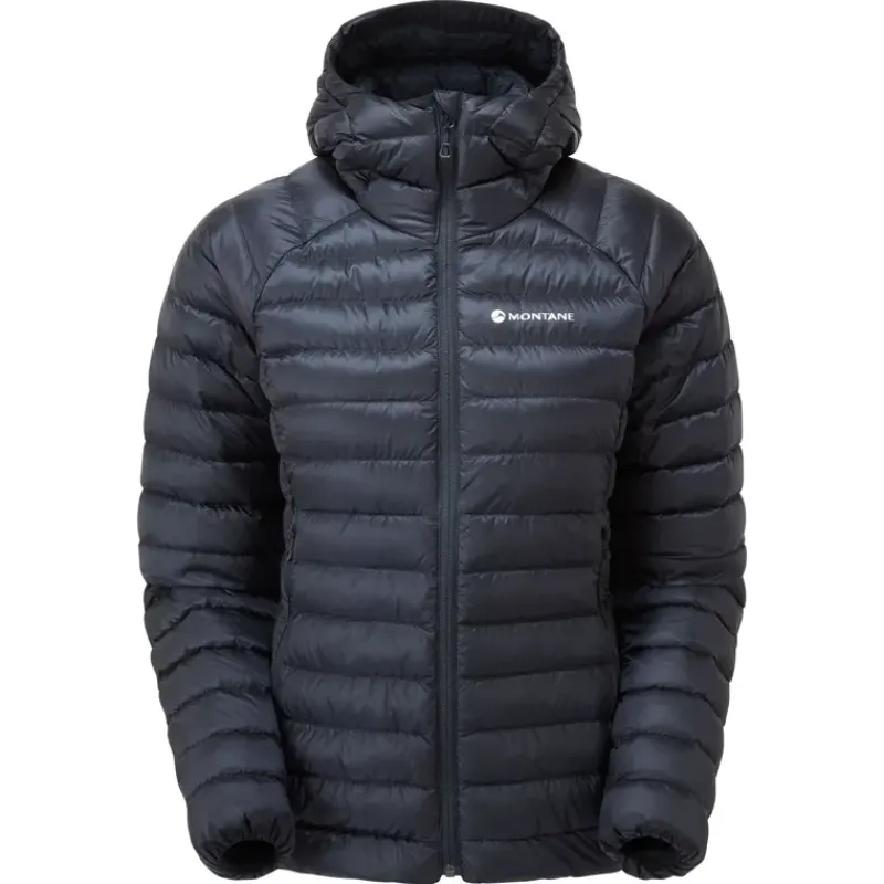 Montane Insulated Jackets-Womens Anti-Freeze Hoodie - Eclipse Blue