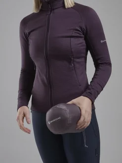 Montane Insulated Jackets-Womens Anti-Freeze Hoodie - Moonscape
