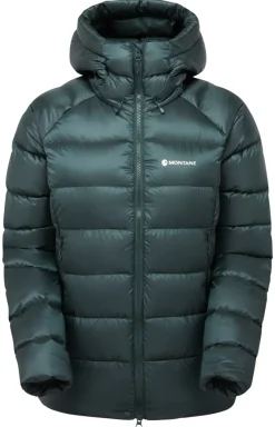 Montane Insulated Jackets-Womens Anti-Freeze XT Hoodie - Deep Forest