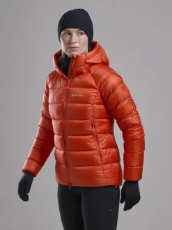 Montane Insulated Jackets-Womens Anti-Freeze XT Hoodie - Tigerlily