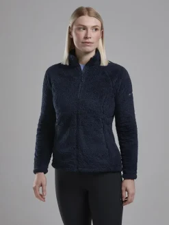 Montane Fleece & Mid Layer-Womens Caldus Jacket - Eclipse Blue