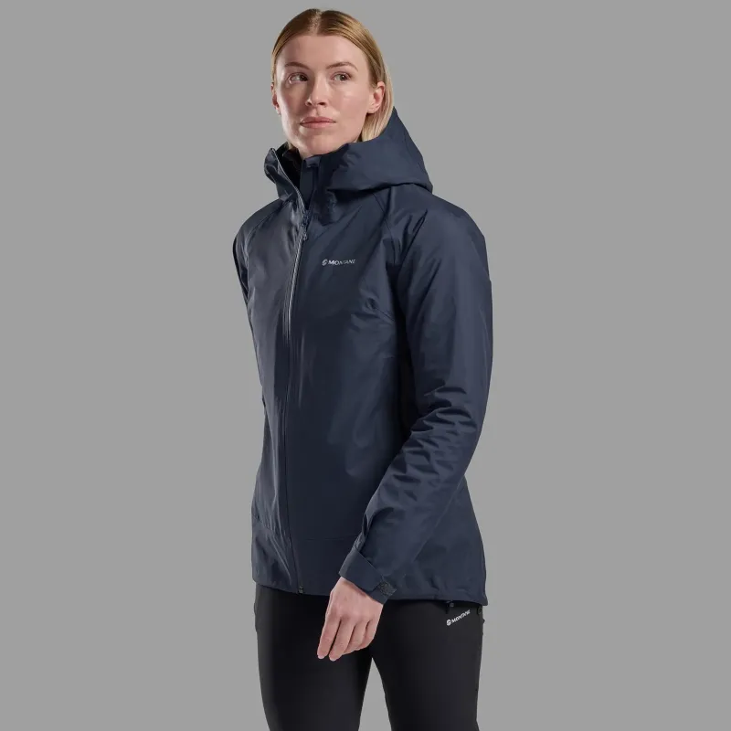 Montane Waterproof Jackets-Womens Cetus Jacket - Eclipse Blue