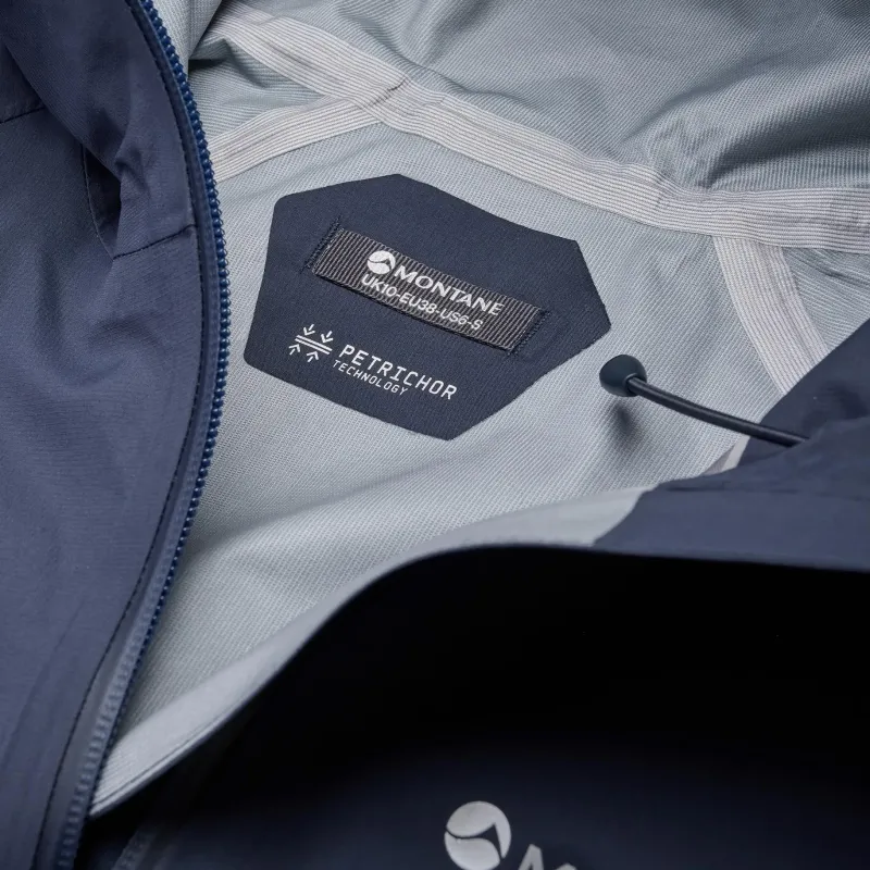 Montane Waterproof Jackets-Womens Cetus Jacket - Eclipse Blue