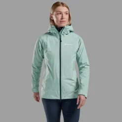 Montane Waterproof Jackets-Womens Cetus Jacket - Sea Mist