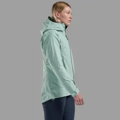 Montane Waterproof Jackets-Womens Cetus Jacket - Sea Mist